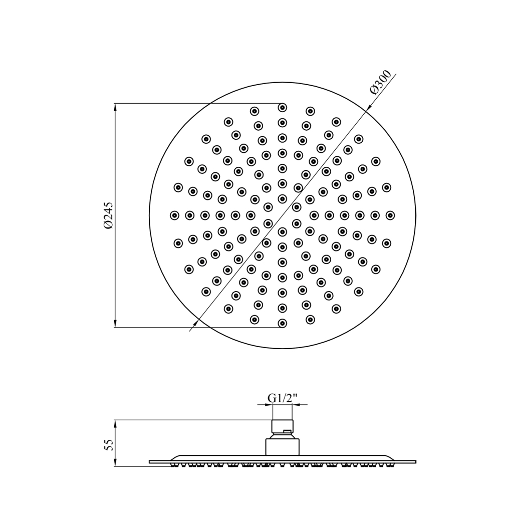 Лійка для душу Kroner Klassisch-ESG703-30 (CV022952) - picture 4