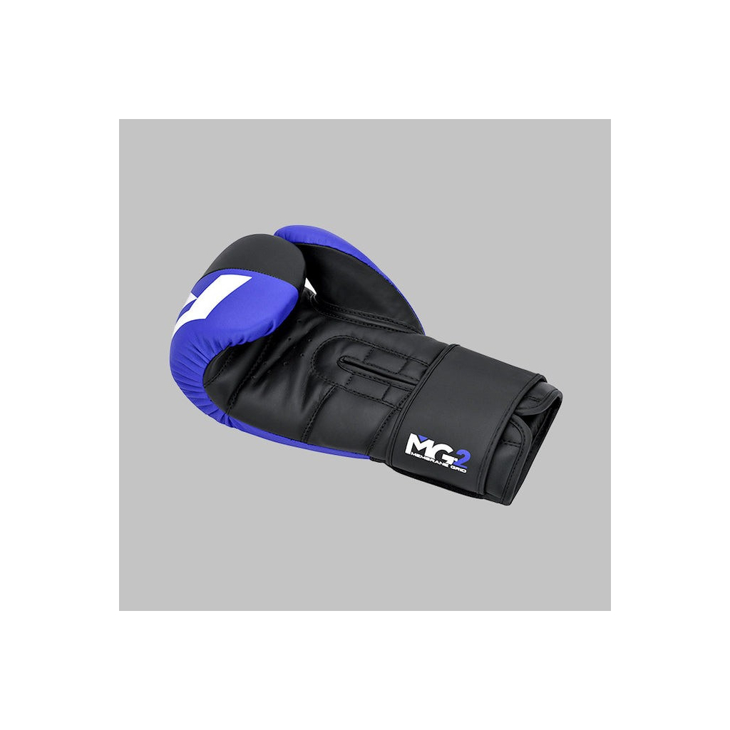 Боксерські рукавички RDX F4 Boxing Sparring Gloves Hook & Loop Blue/Black 14 унцій (BGR-F4U-14OZ) - зображення 7
