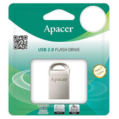 USB флеш накопичувач Apacer 64GB AH115 Silver USB 2.0 (AP64GAH115S-1) - зображення 2