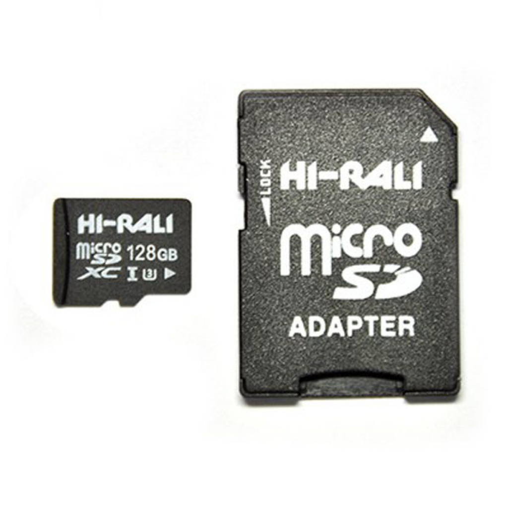 Карта пам'яті Hi-Rali 128GB microSDXC class 10 UHS-I U3 (HI-128GBSD10U3-01) - зображення 1