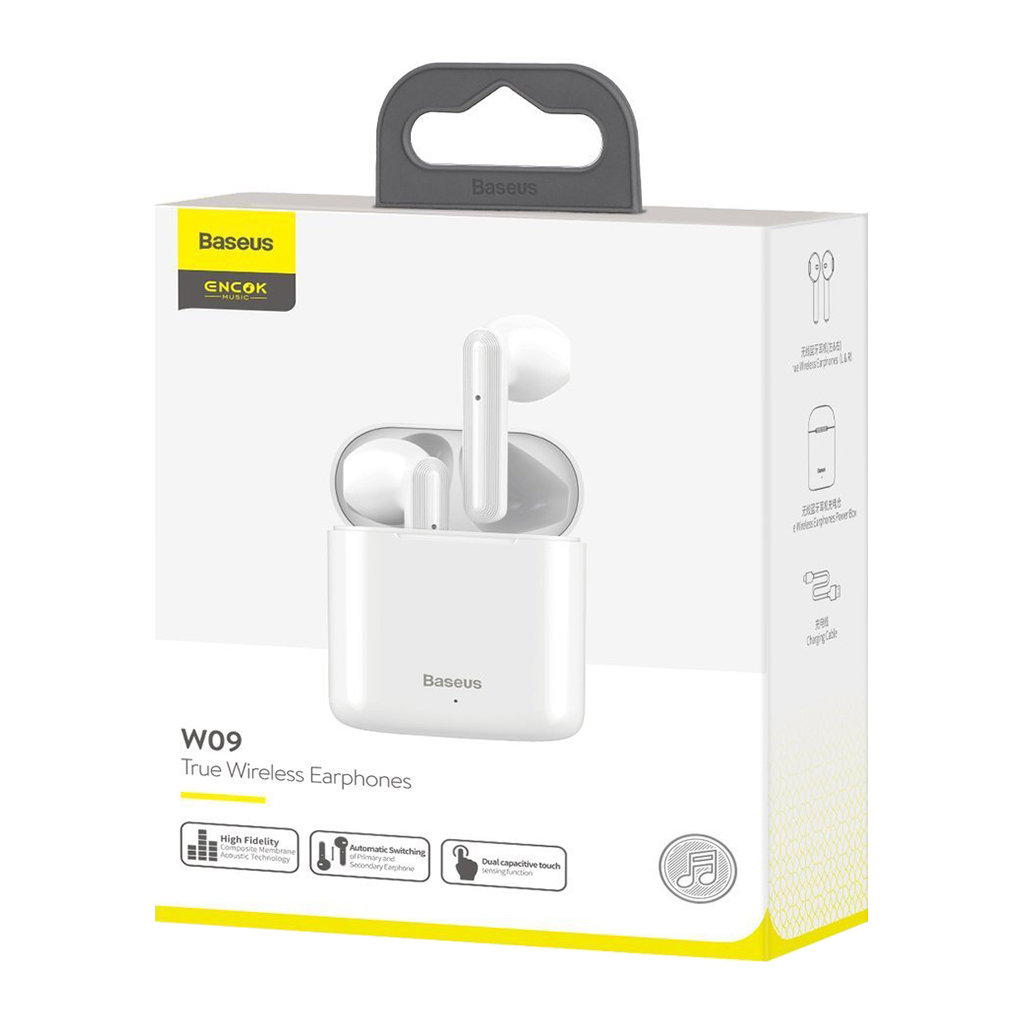 Навушники Baseus Encok TWS W09 White (NGW09-02) - зображення 6