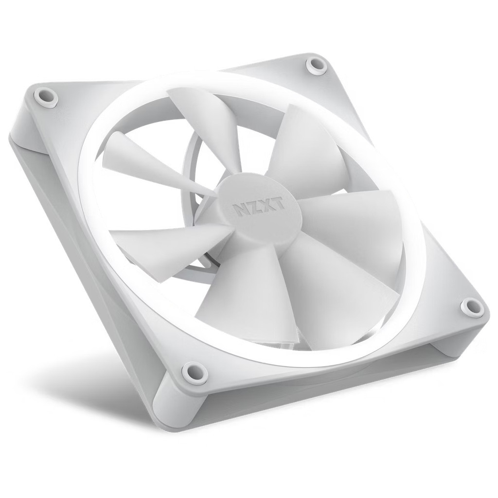 Кулер до корпусу NZXT F140RGB - 140mm RGB Fans - Single (White (RF-R14SF-W1) - зображення 2