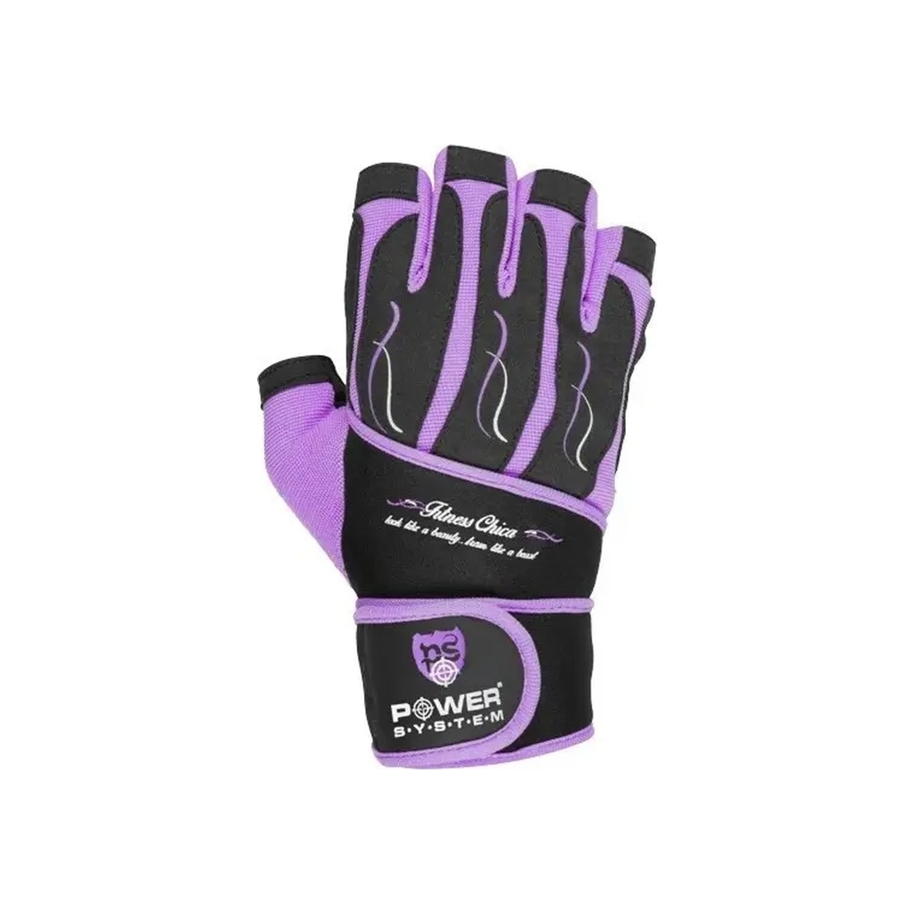 Рукавички для фітнесу Power System PS-2710 Fitness Chica Purple XS (PS-2710_XS_Purple) - зображення 3