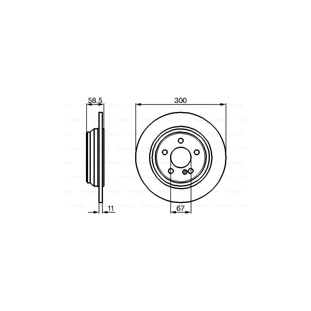 Гальмівний диск Bosch 0 986 478 472 - зображення 3