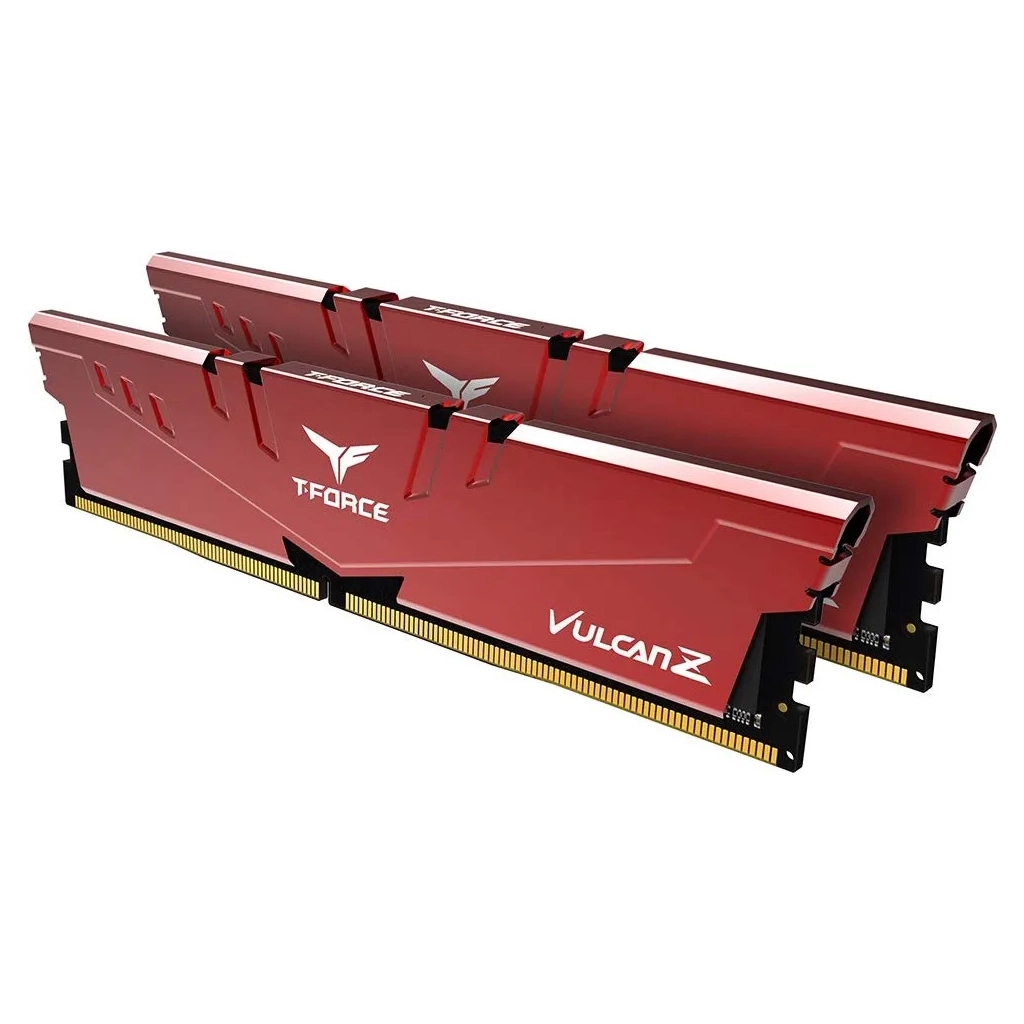 Модуль пам'яті для комп'ютера DDR4 16GB (2x8GB) 2666 MHz T-Force Vulcan Z Red Team (TLZRD416G2666C18H01) - зображення 2