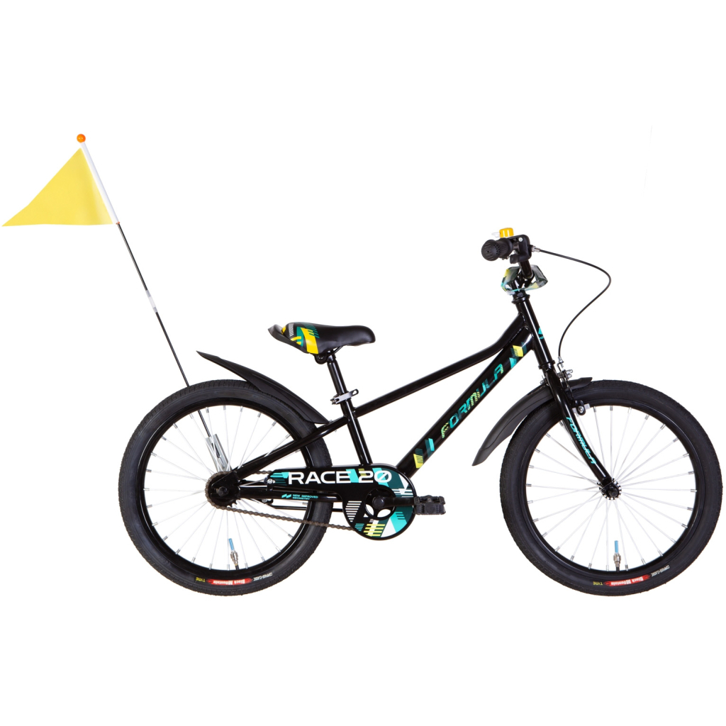 Велосипед Formula 20" Race рама-10" 2022 Black/Yellow (OPS-FRK-20-179) - зображення 1