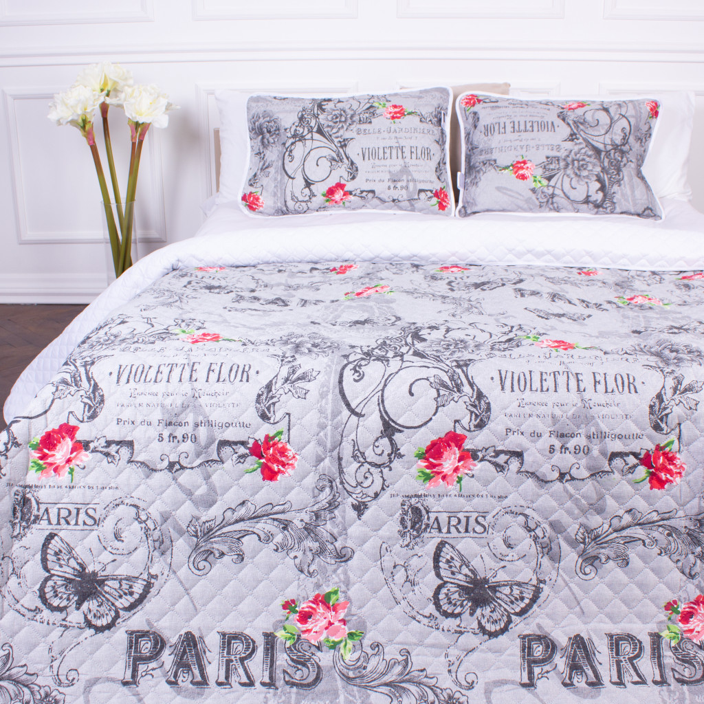 Покривало MirSon набір Print Line №5951 Abbasanta 150х210 см + наволочка 50х70 см (2200006169475) - зображення 1