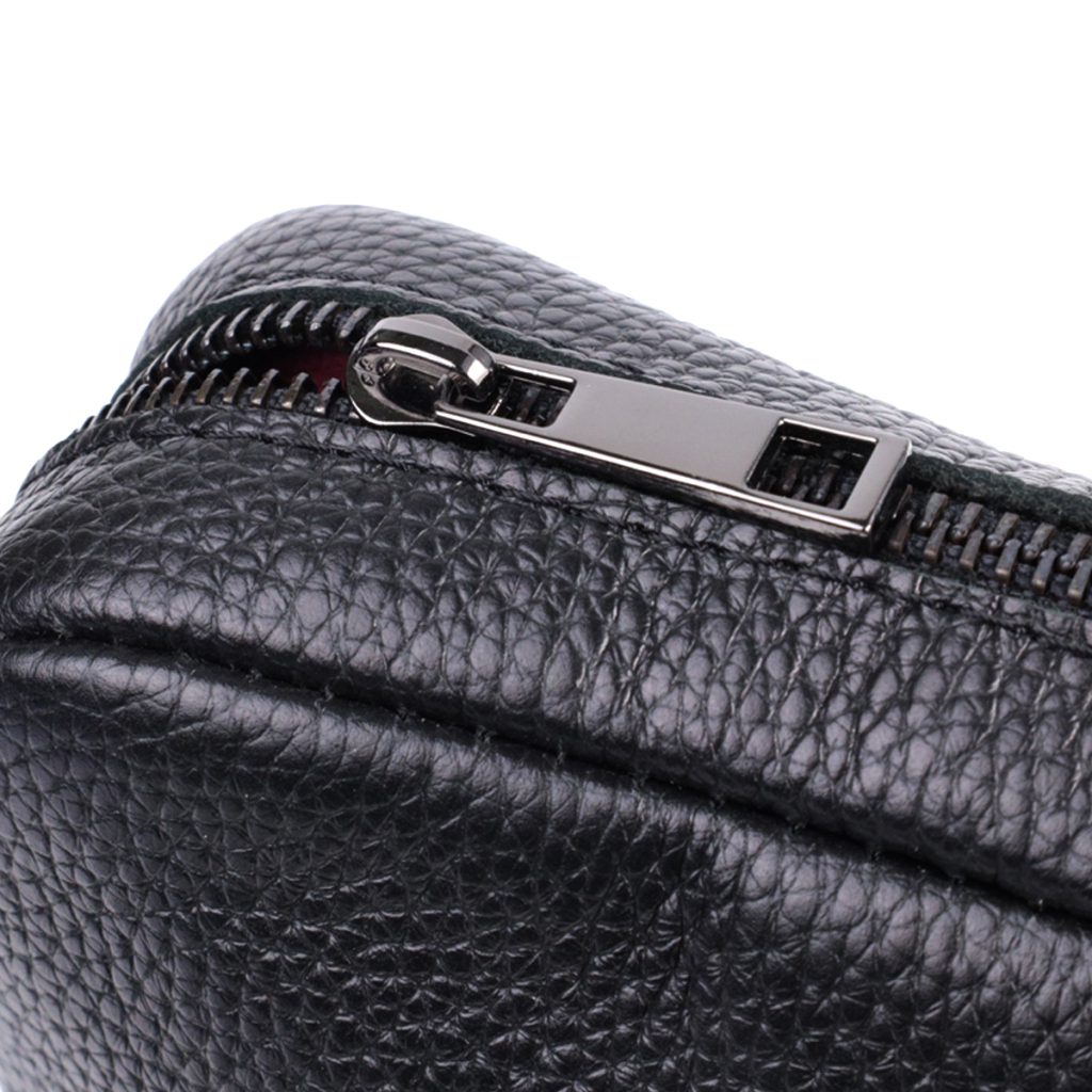 Сумка Shvigel Крос-боді з зернистої натуральної шкіри Чорна (22842) - зображення 5