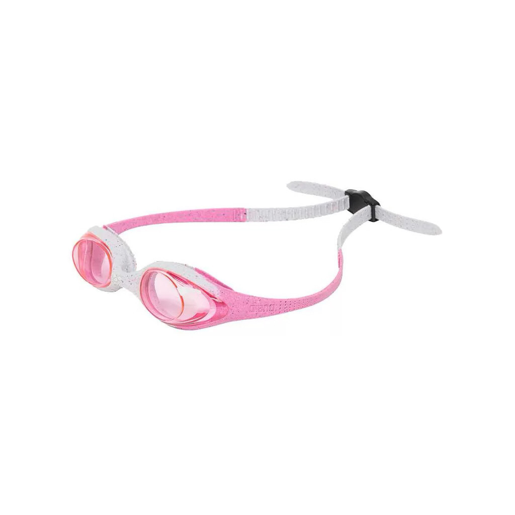 Окуляри для плавання Arena Spider JR білий, рожевий 92338-902 (3468336926598) - зображення 4
