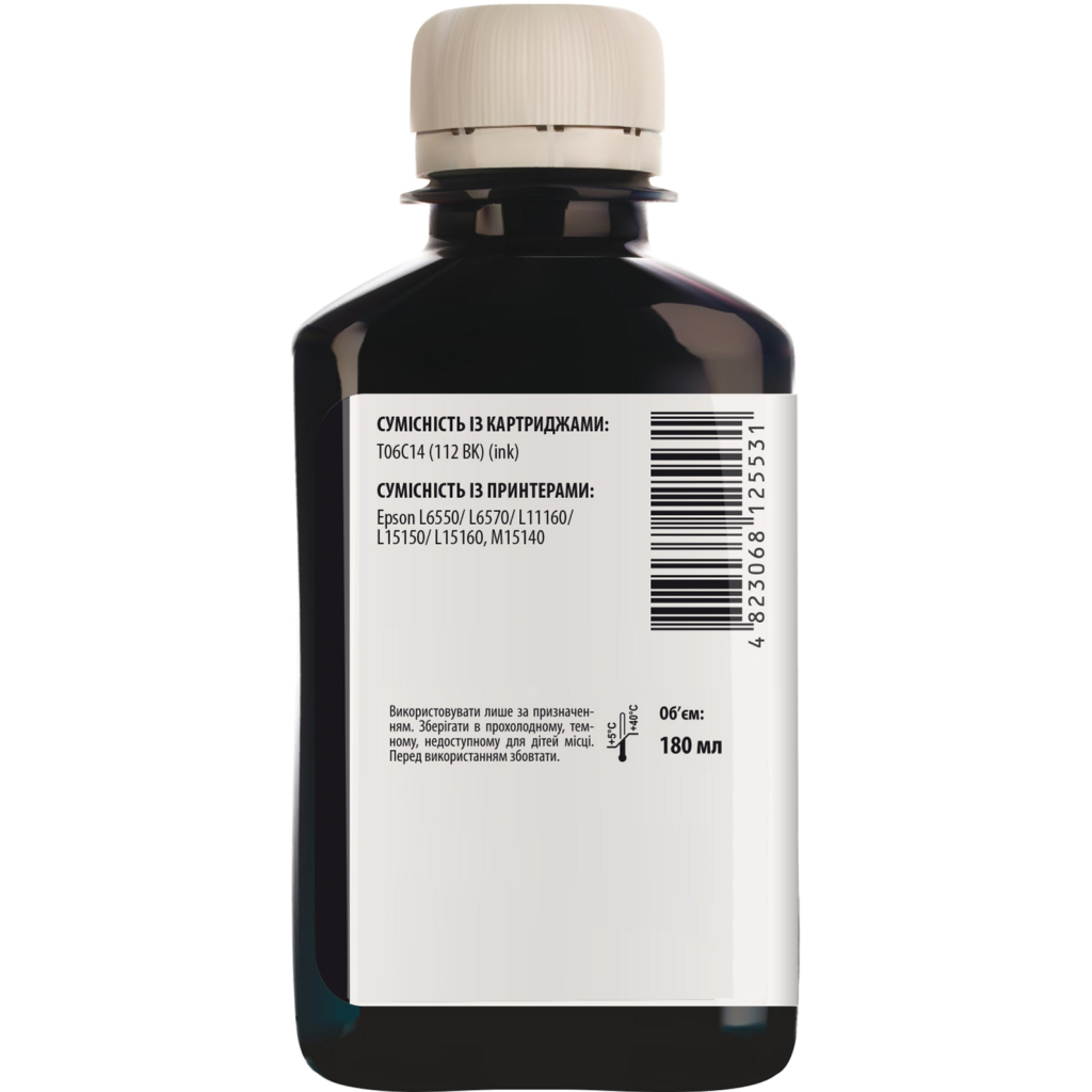 Чорнило Barva Epson 112 180 мл, black, pigm. (E112-821) - зображення 2