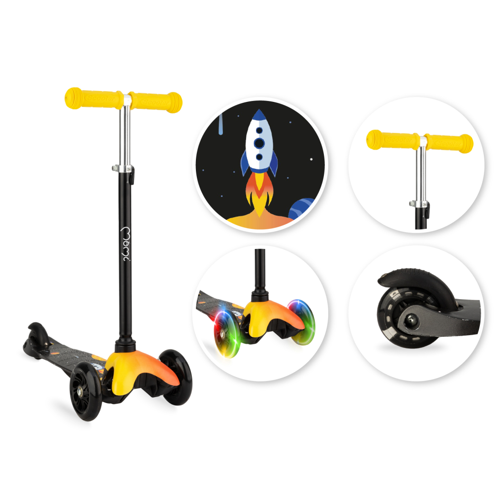 Самокат MoMi Weendy Orange rocket (HULA00004) - зображення 3