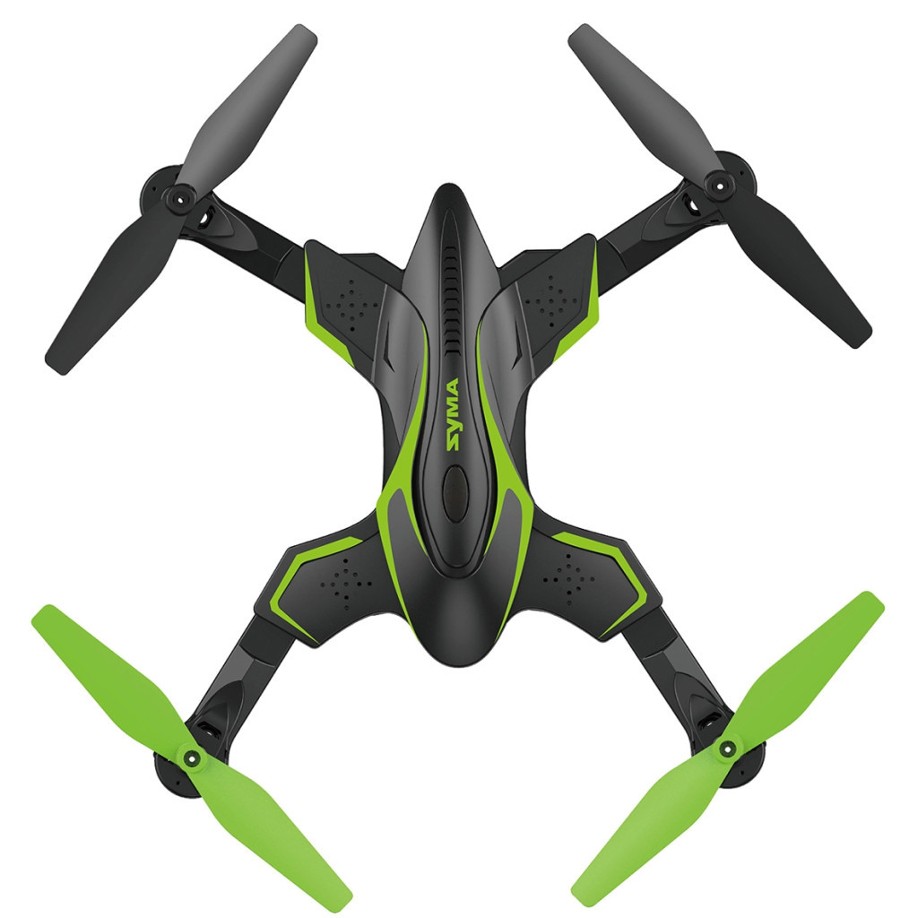 Радіокерована іграшка Syma Квадрокоптер з 2,4 Ггц керуванням та FPV-камерою 35,5 cм (X56WP_зелений) - зображення 3