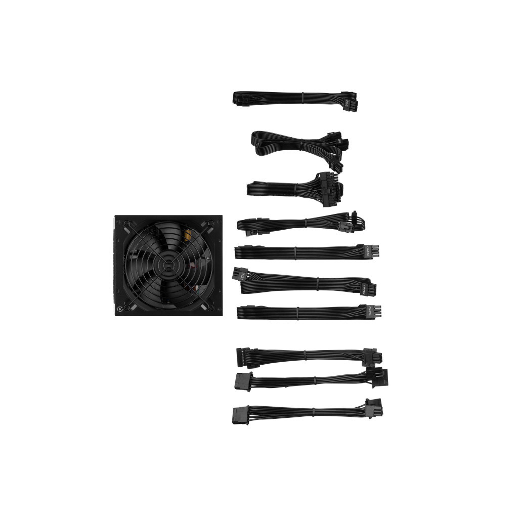 Блок живлення 2E GAMING EXTRA POWER (1000W), >90, 80+ Gold, 140mm, 1xMB 24pin(20+4), 2xCPU 8pin(4+4), 4xMolex, 6x (2E-EP1000GM-140) - зображення 3