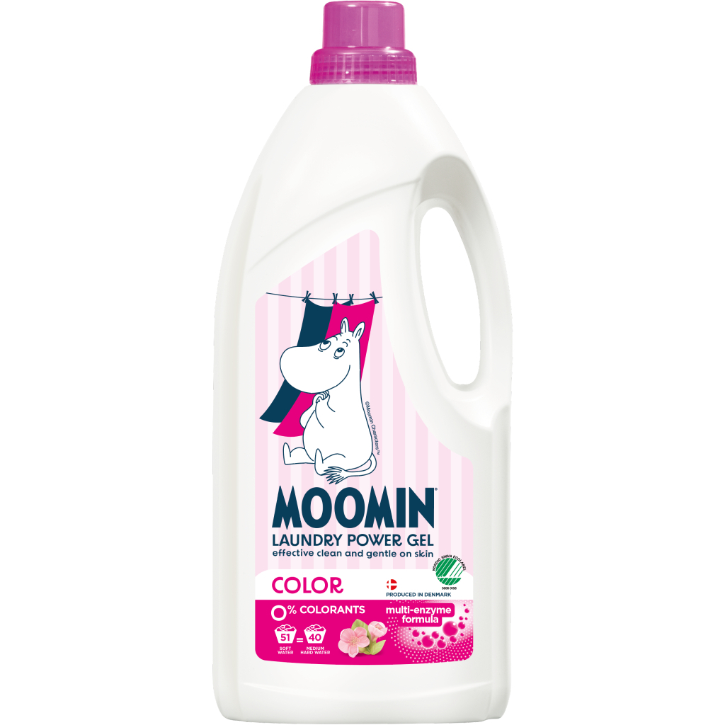 Гель для прання Moomin Color 1800 мл (5701017420007) - зображення 1