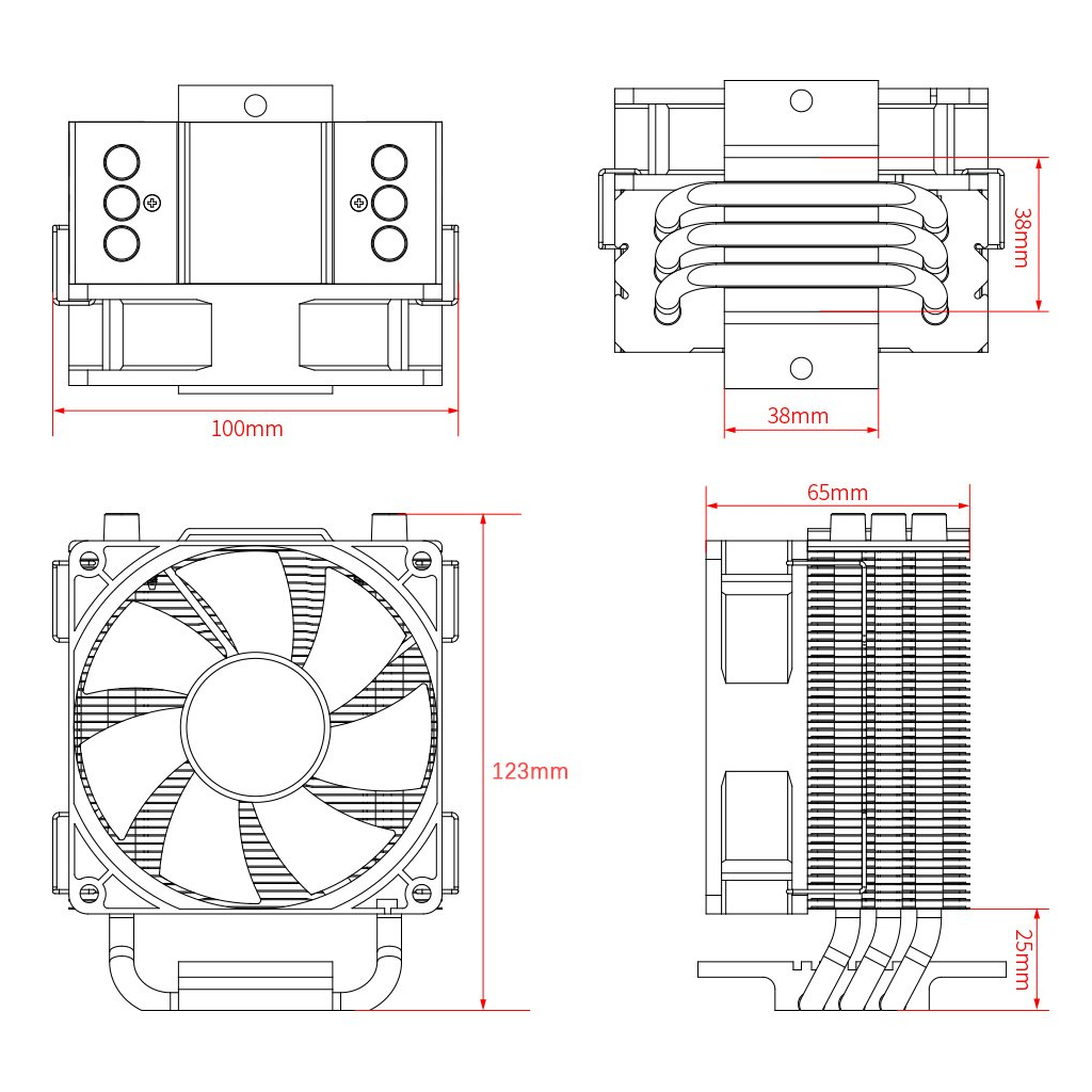 Кулер до процесора ID-Cooling SE-903-XT - зображення 5