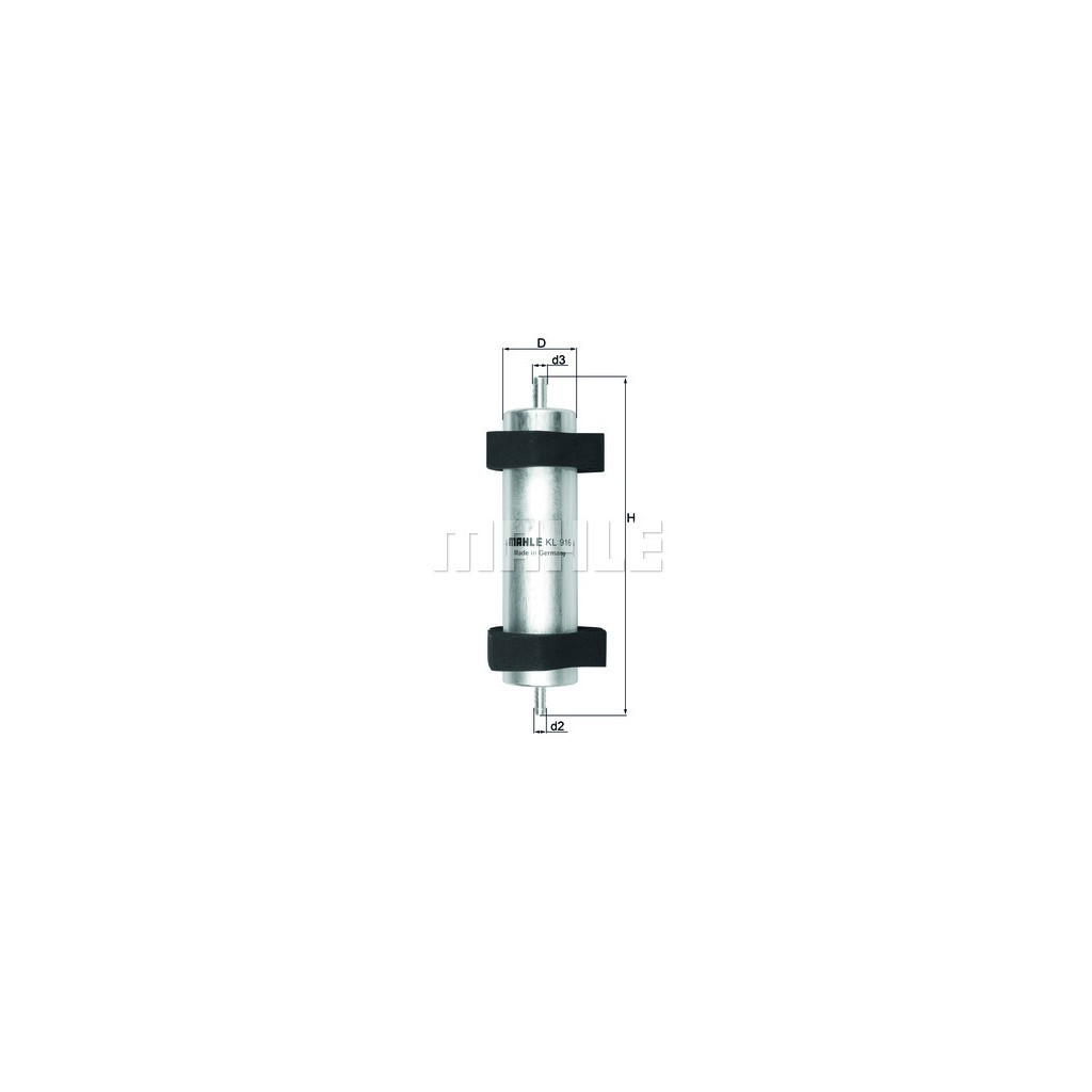 Фільтр паливний Mahle KL916 - зображення 5