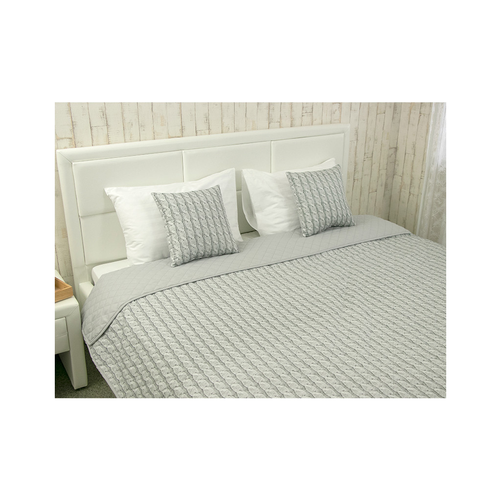 Покривало Руно декоративне Grey Braid 150х212 см (Р360.52_Grey Braid) - изображение 1
