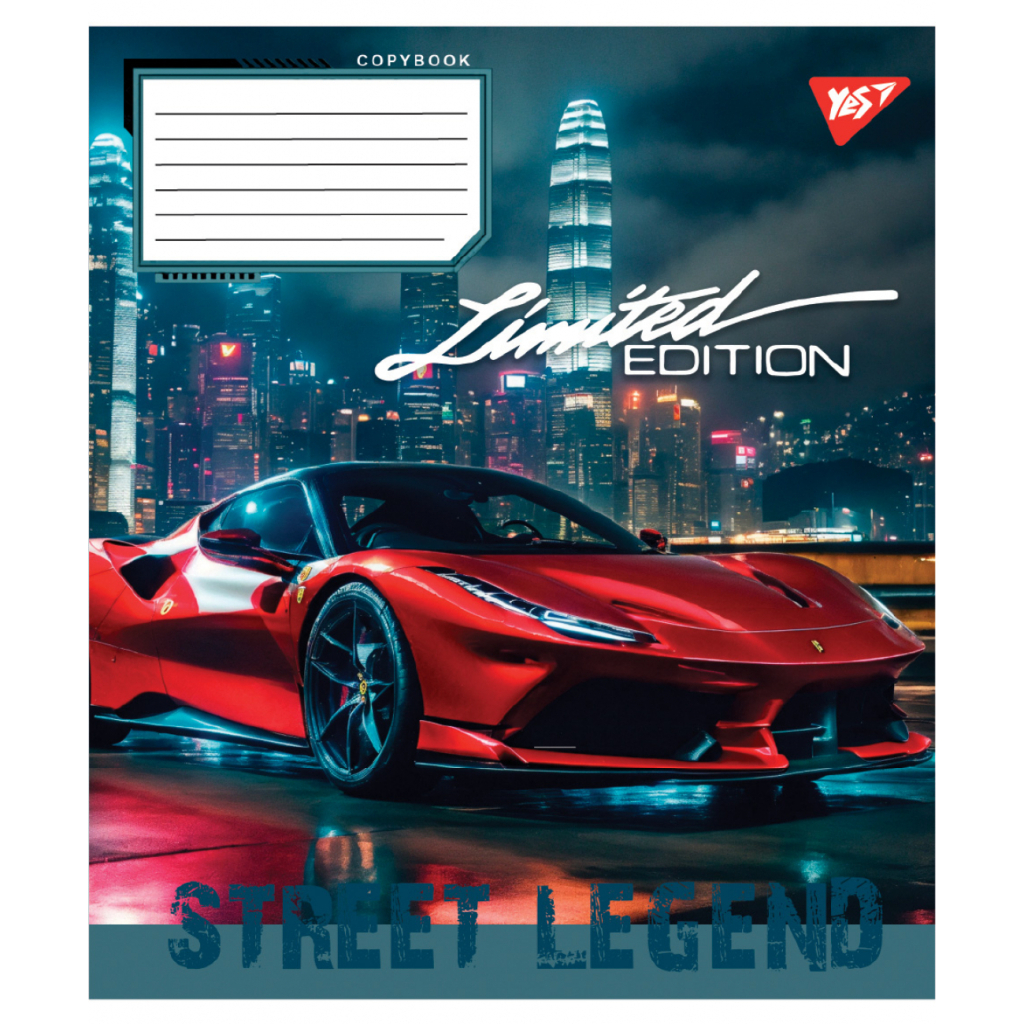 Зошит Yes Sreet legend А5 36 аркушів клітинка (767909) - зображення 5