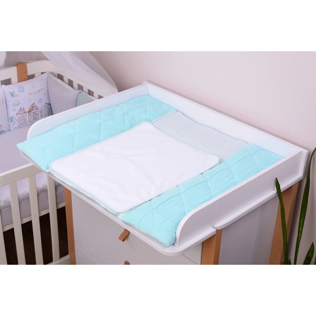 Пеленальний матрацик Верес Velour Mint 72х80 см (429.7) - зображення 3
