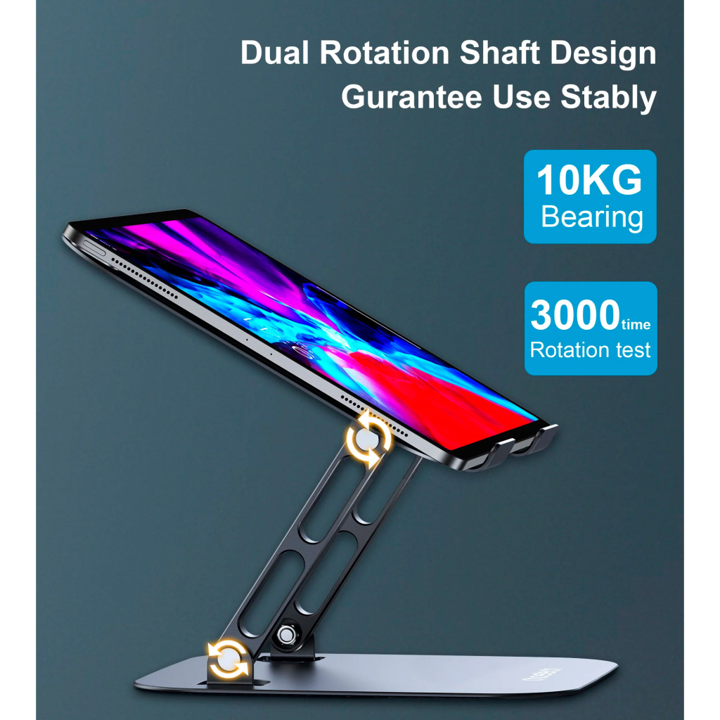 Підставка до ноутбука Choetech до 13", алюміній (H061-GY) - зображення 3