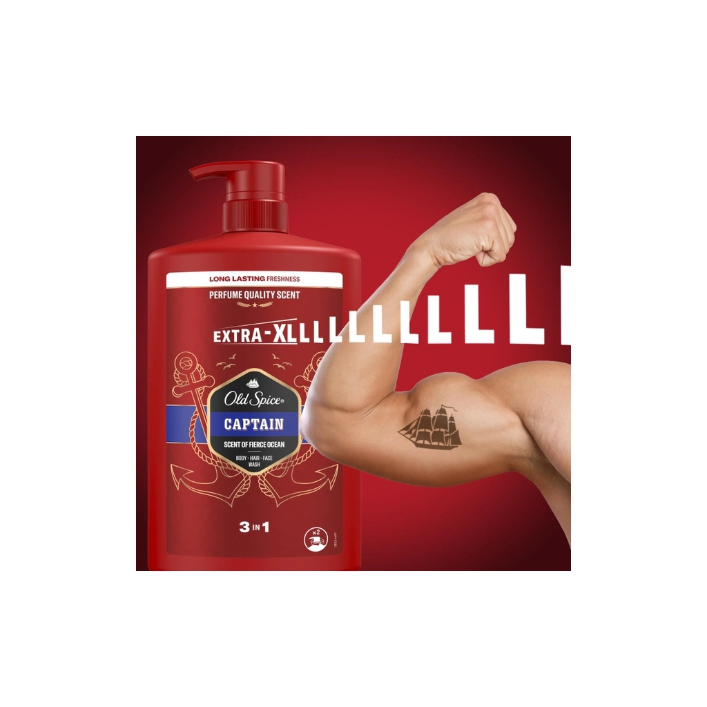 Гель для душу Old Spice Captain 1000 мл (8006540818824) - изображение 3