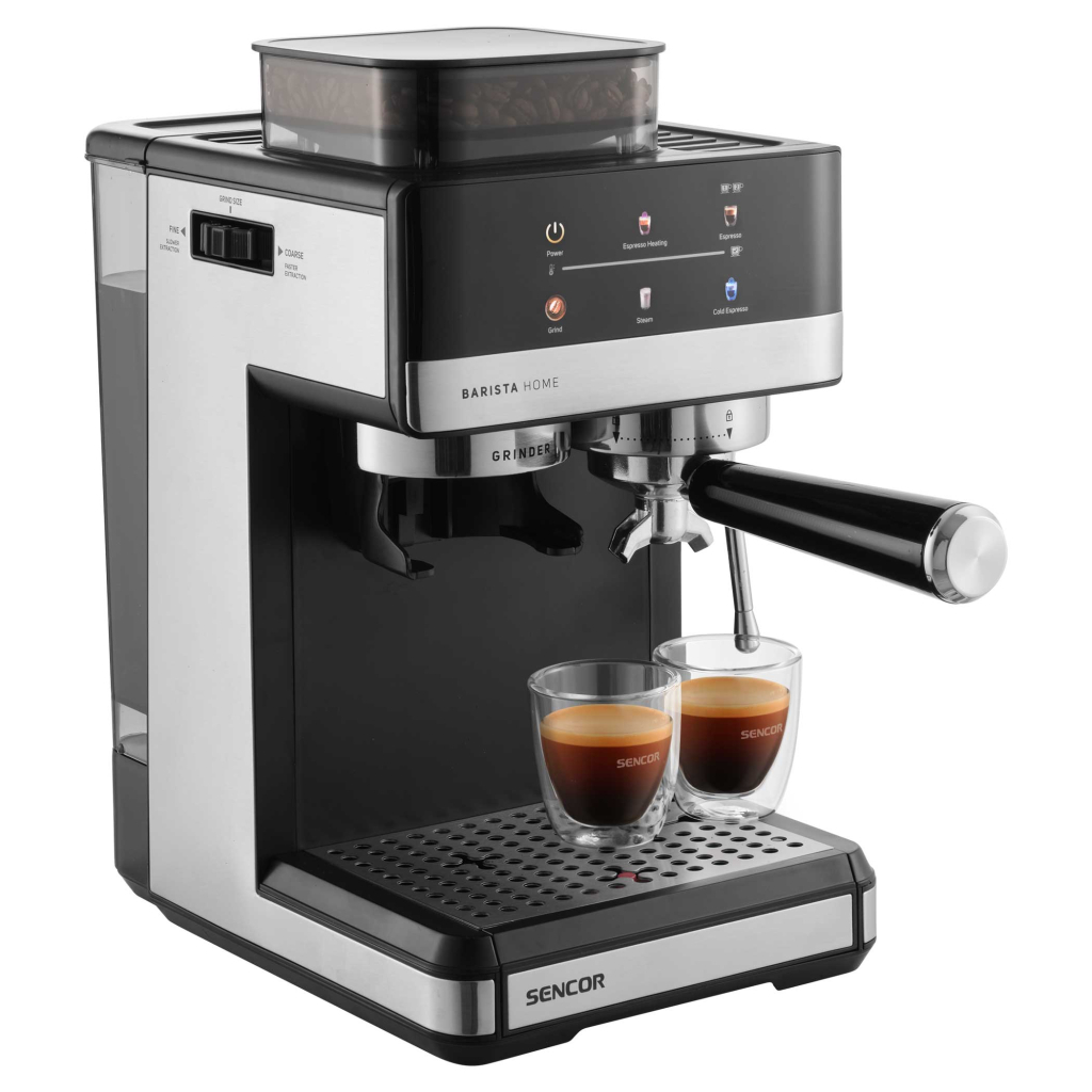 Ріжкова кавоварка еспресо Sencor SES5000SS - зображення 7