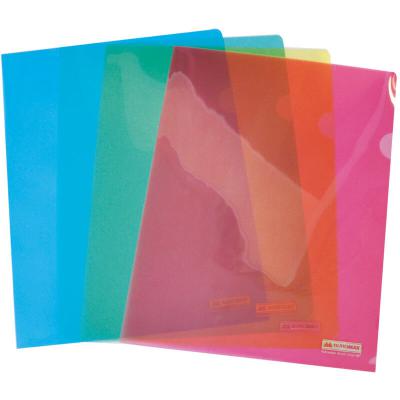 Папка - куточок Buromax А4 transparent, assorted colors (BM.3853-99) - зображення 1