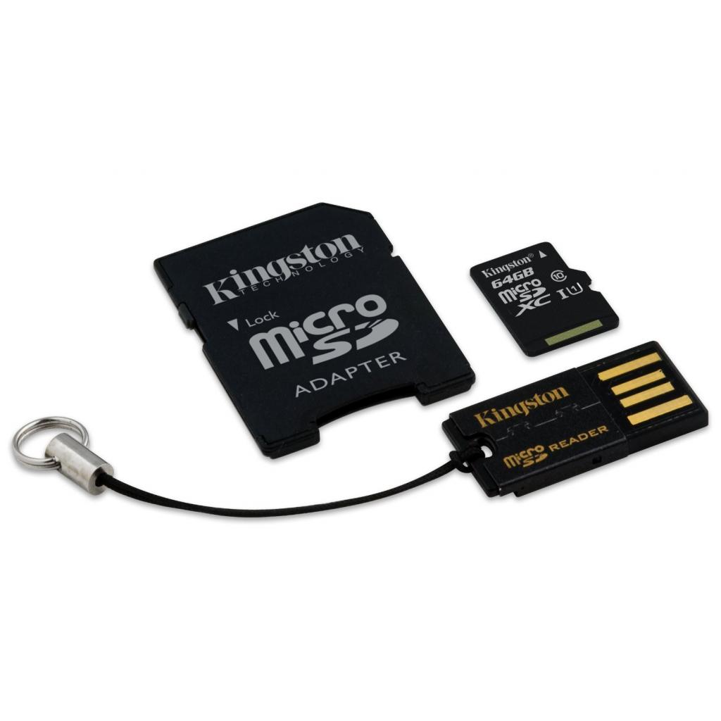 Карта пам'яті Kingston 64Gb microSDXC class 10 (MBLY10G2/64GB) - зображення 2