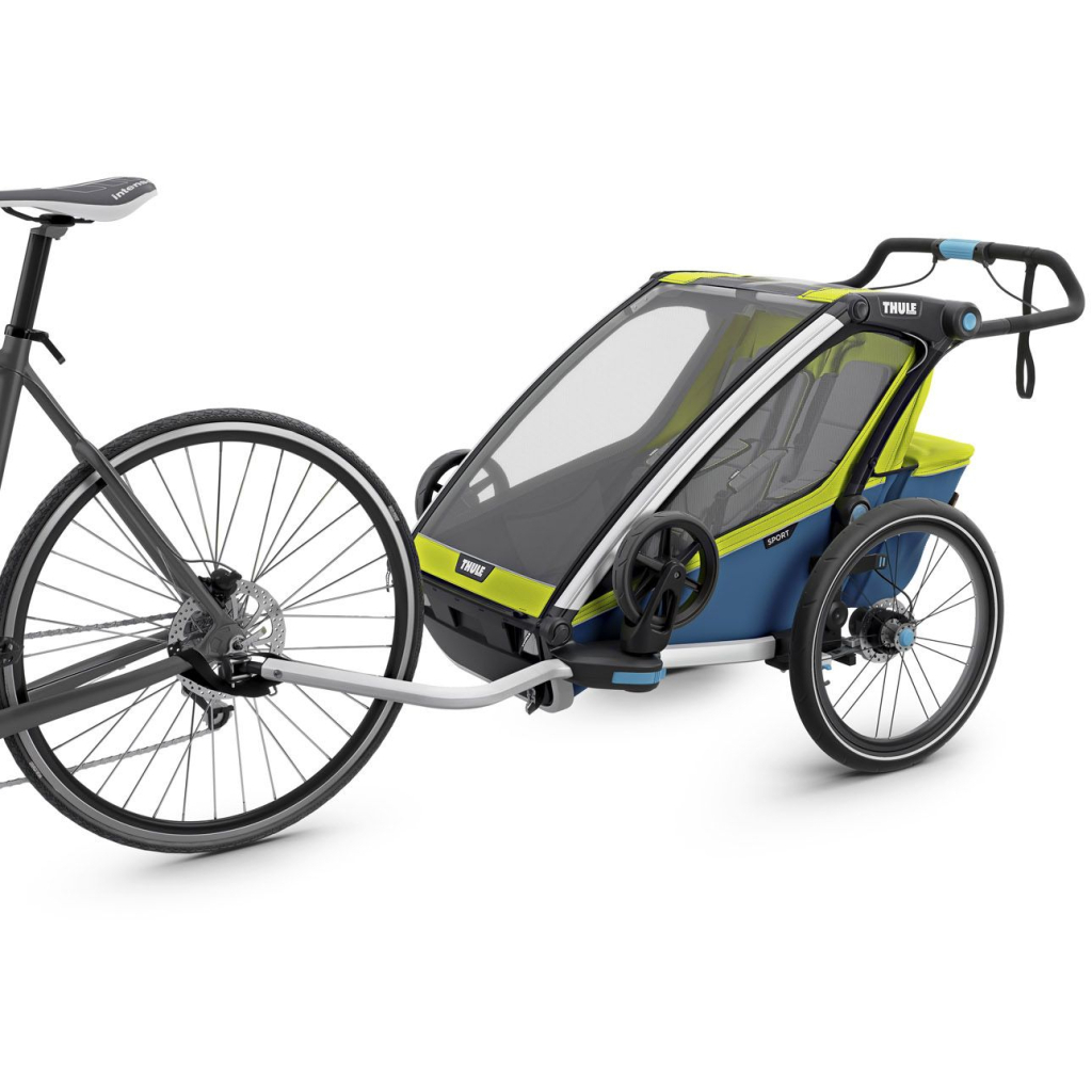 Коляска Thule Chariot Sport Double (Chartreuse-Mykonos) (TH 10201004) - изображение 2