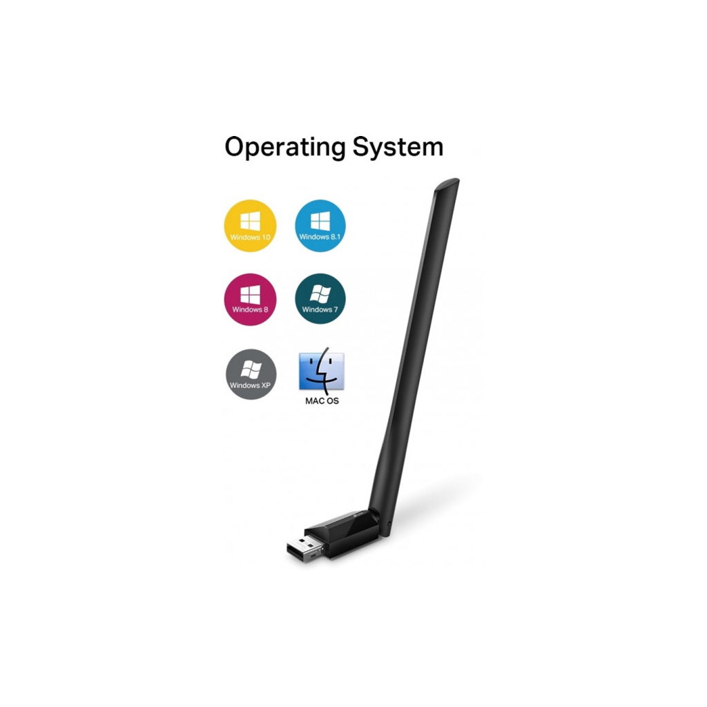 Мережева карта Wi-Fi TP-Link ARCHER-T2U-PLUS - зображення 6