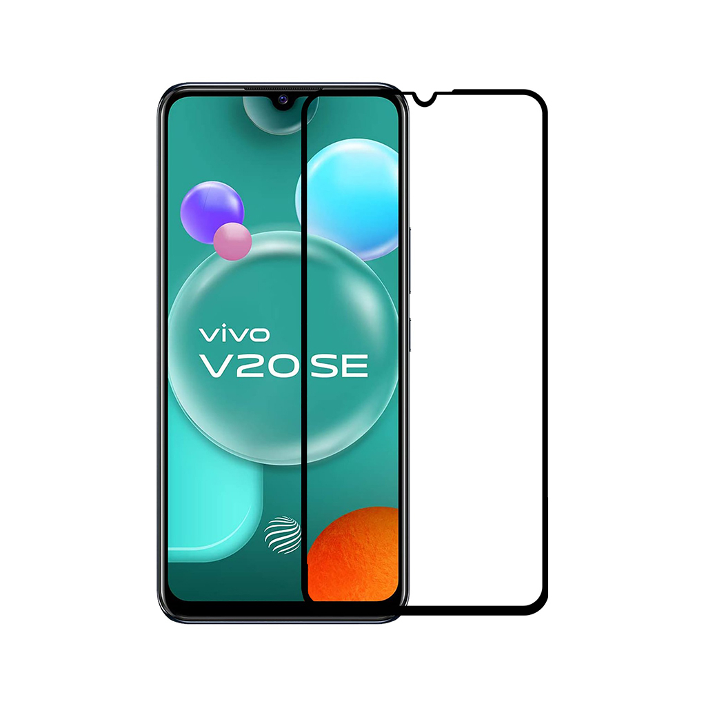 Скло захисне PowerPlant Full screen Vivo V20 SE, Black (GL609444) - зображення 1