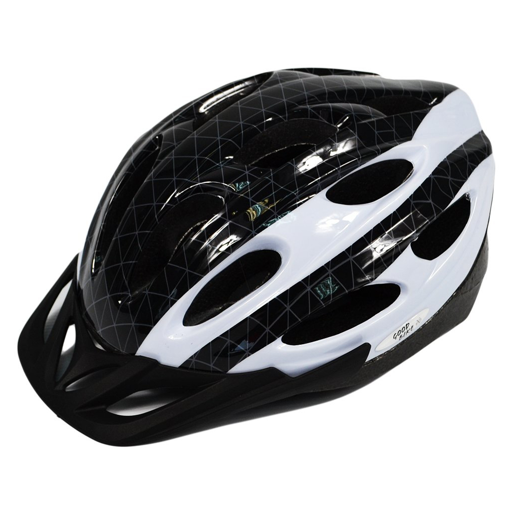 Шолом Good Bike M 56-58 см Black/White (88854/4-IS) - зображення 3