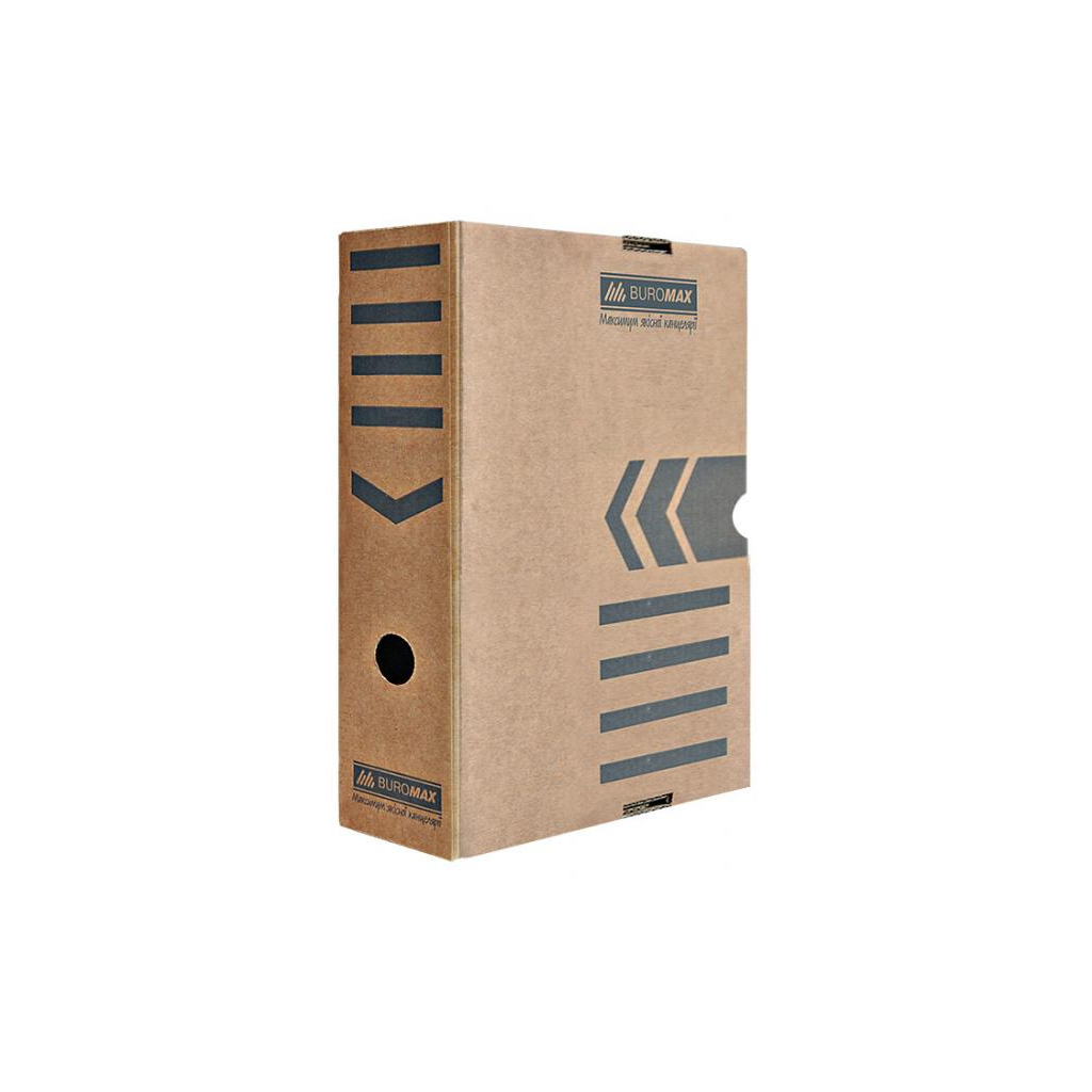 Архівний бокс Buromax 100мм, JOBMAX, крафт (BM.3261-34) - изображение 1