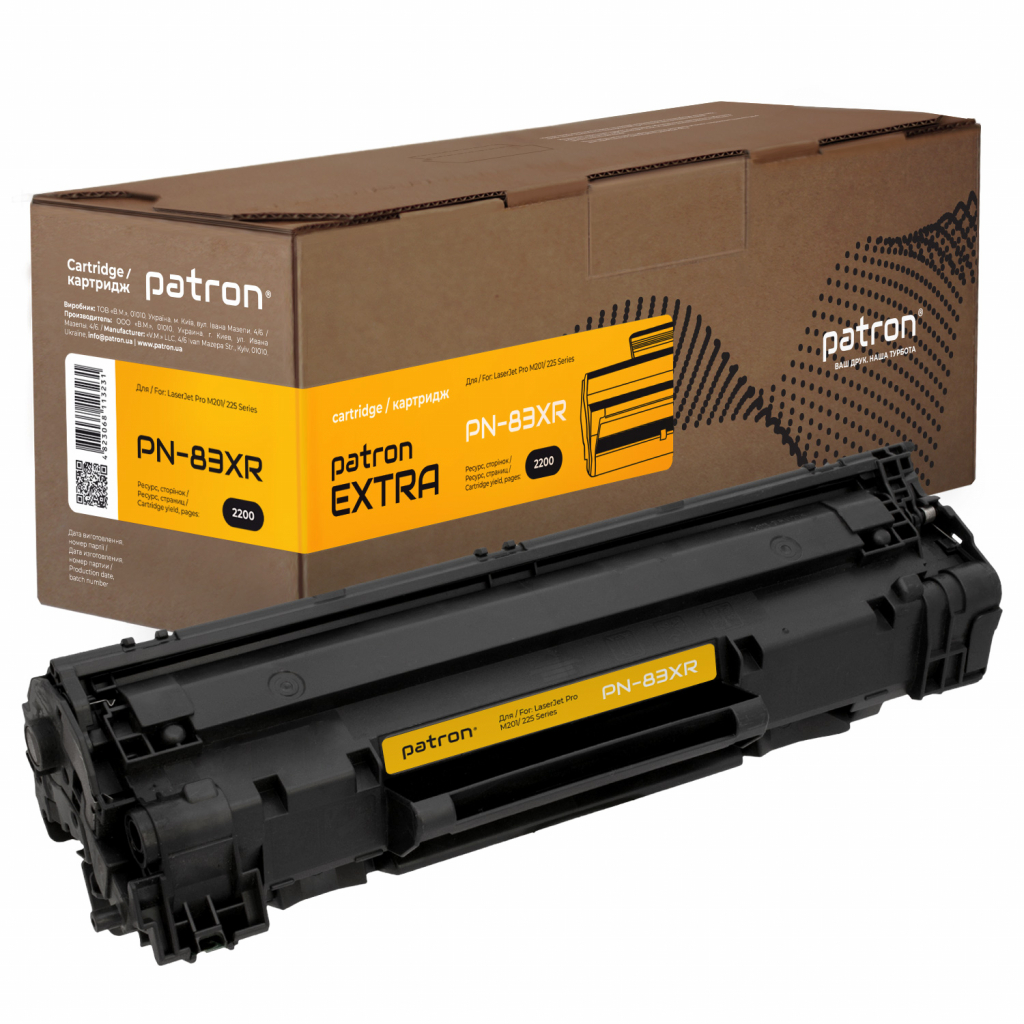 Картридж Patron HP LJ CF283X Extra (PN-83XR) - зображення 1
