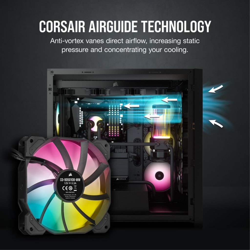 Кулер до корпусу Corsair SP120 RGB ELITE (CO-9050109-WW) - зображення 10