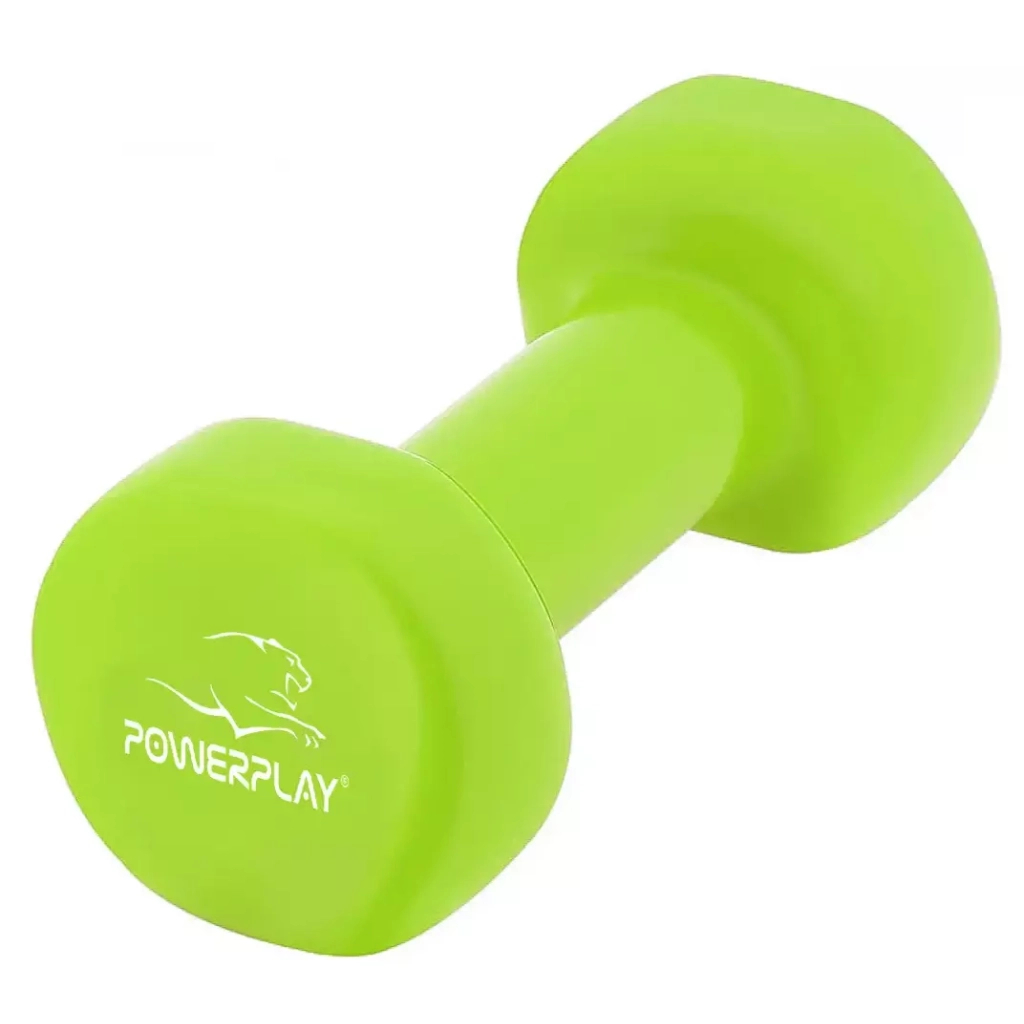 Гантель PowerPlay 4125 Achilles 3 кг Зелена (PP_4125_3kg) - зображення 2
