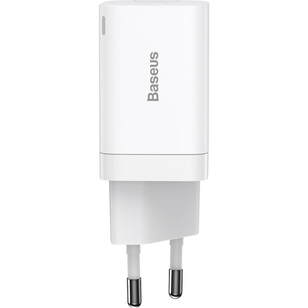 Зарядний пристрій Baseus Super Si Pro C+U 30W (CCSUPP-E02) white (948117) - зображення 3