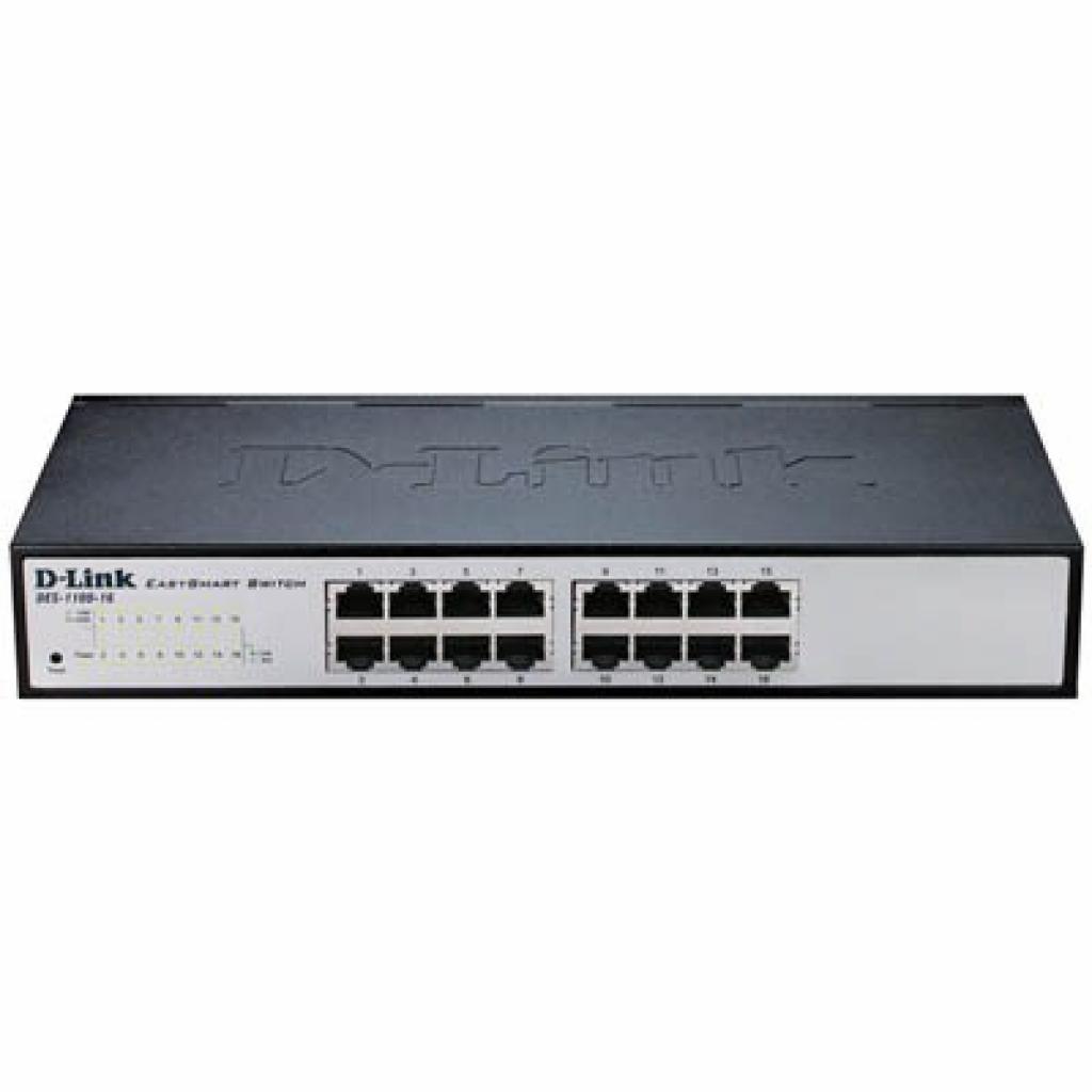 Комутатор мережевий D-Link DES-1100-16 - зображення 1