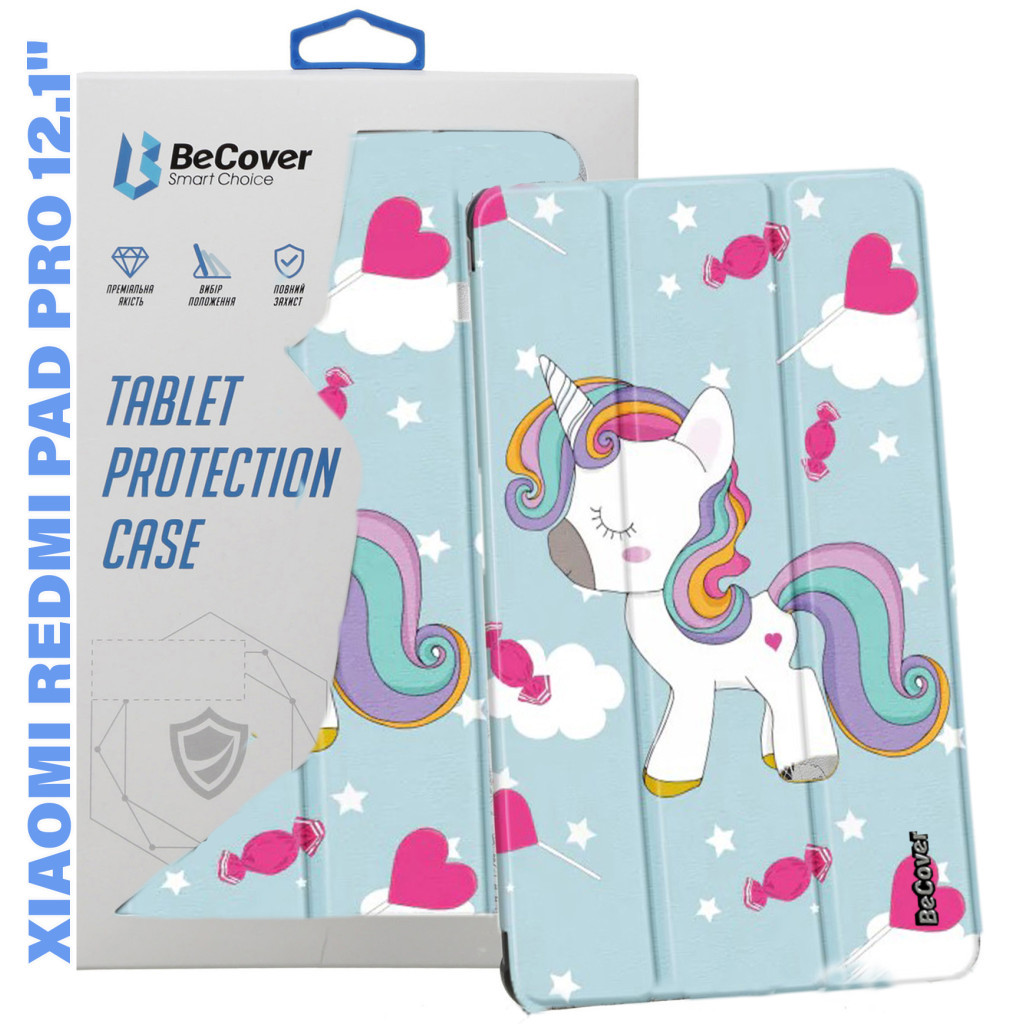 Чохол до планшета BeCover Smart Case Xiaomi Redmi Pad Pro 12.1'' Unicorn (711315) - зображення 1