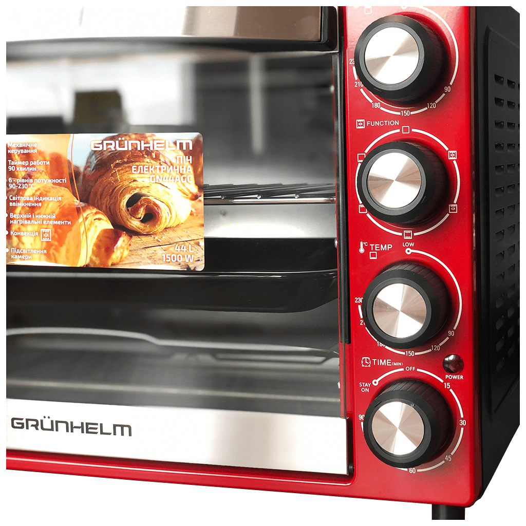 Електропіч Grunhelm GN44AGC - зображення 4
