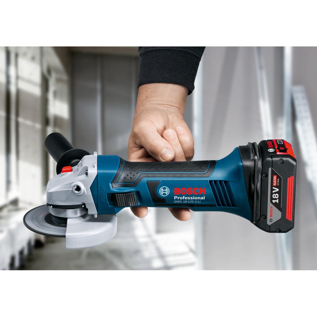 Шліфувальна машина Bosch GWS 18-125 (0.615.990.L6G) - зображення 2