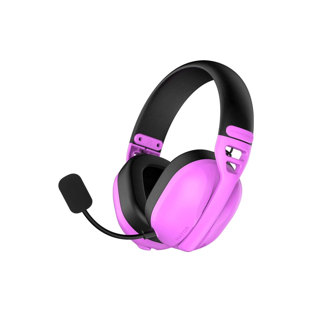 Навушники Hator Hyperpunk 3 Wireless Hi-Res SyncHUB connection Cyber Violet (ESH19) - зображення 2