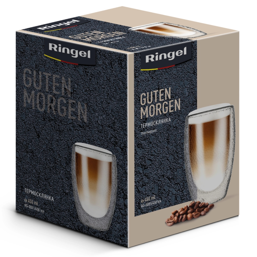 Склянка Ringel Guten Morgen подвійна стінка 450 мл Ice (RG-0001/450 Ice) - зображення 3
