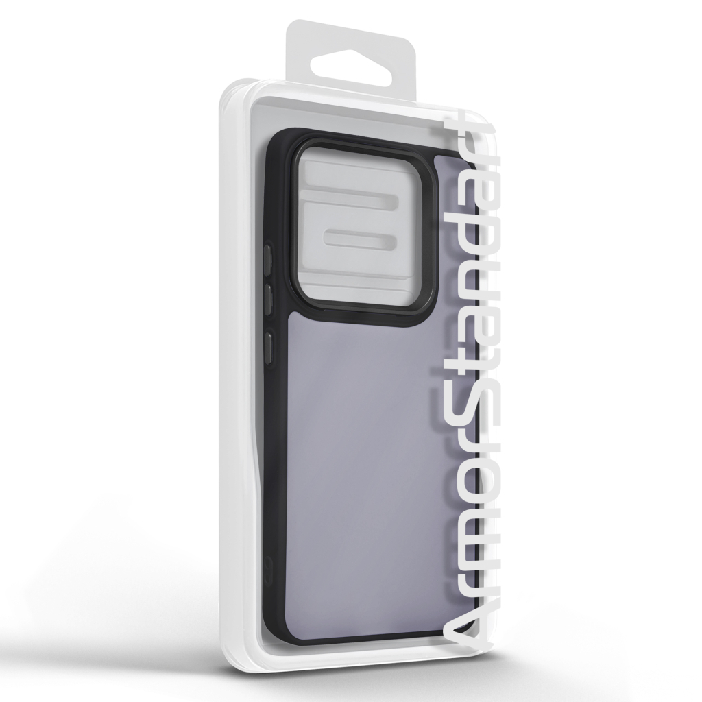 Чохол до мобільного телефона Armorstandart Frame Xiaomi Redmi Note 14 5G Black (ARM82396) - зображення 3