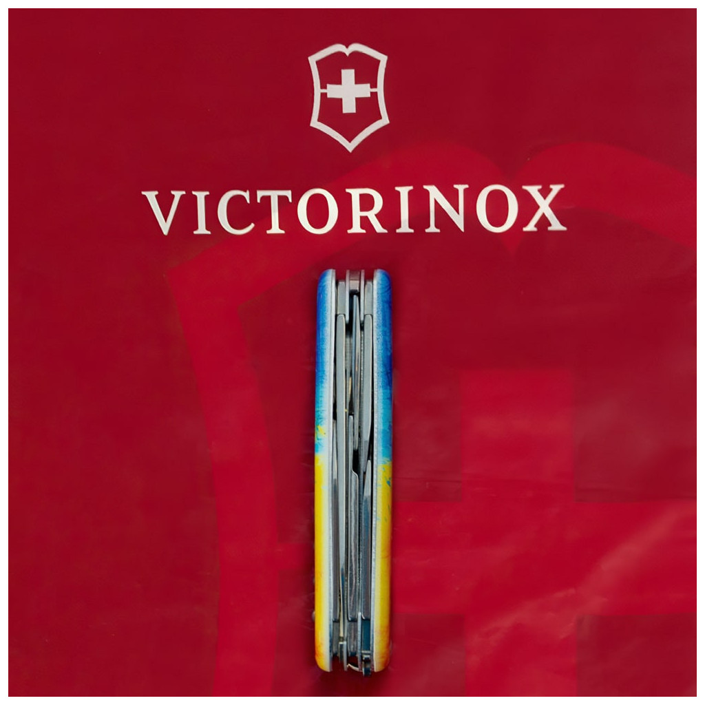 Ніж Victorinox Climber Ukraine Жовто-синій малюнок (1.3703.7_T3100p) - зображення 8