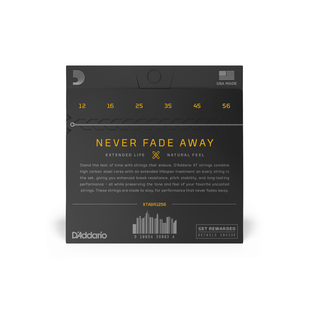 Струни для гітари D'Addario XT 80/20 Bronze Light Top / Medium Bottom (12-56) (XTABR1256) - зображення 3