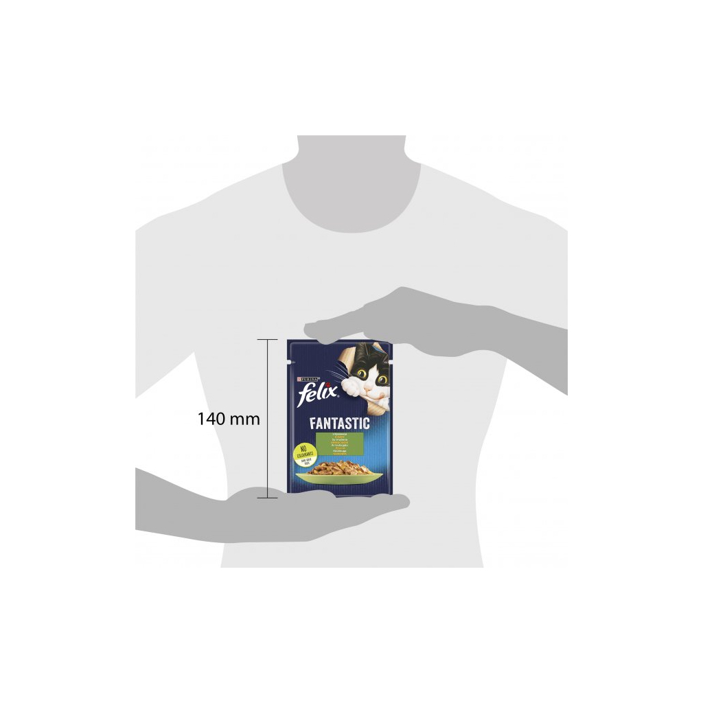 Вологий корм для кішок Purina Felix Fantastic з кроликом у желе 85 г (7613039835500) - зображення 3