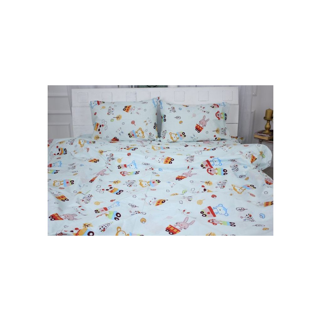 Постільна білизна MirSon Бязь 17-0513 Toys Сімейна 160x220 (2200003638561) - зображення 2