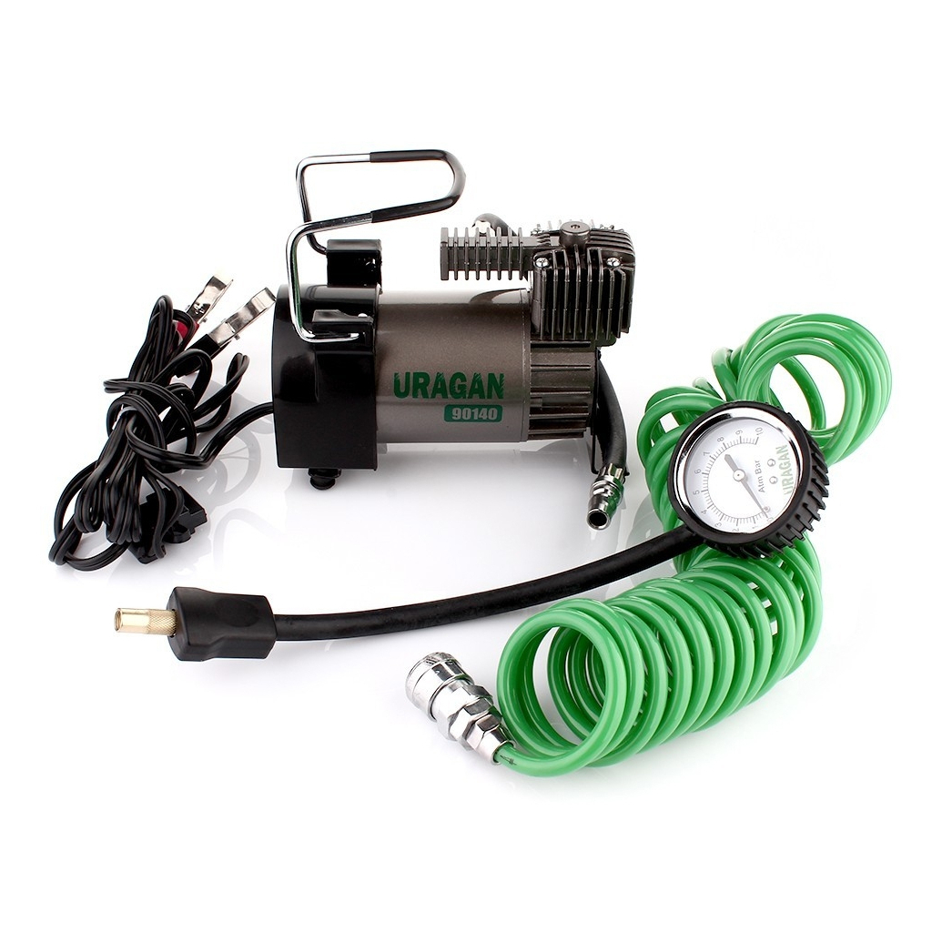 Автомобільний компресор URAGAN на АКБ, 40 л/хв (90140) - изображение 4