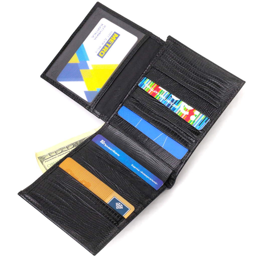 Портмоне Canpellini З натуральної шкіри Чорне (21868) - зображення 7